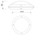 Уличный потолочный светильник Reality Leuchten Rinda, белый - фото 6