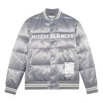 Куртка Mitchell & Ness Down Jacket 'Silver', серебряный - фото