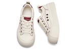 Низкие женские скейтерские кроссовки La Chapelle, бело-красные - фото 3