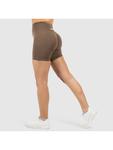 Коричневые шорты Nomeli Scrunch SMILODOX - фото 3