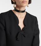 Мини-платье Crepe Couture Valentino, черный - фото 4