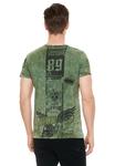 Футболка с современным принтом RUSTY NEAL, хаки - фото 2