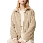 UNIQLO Пальто с бархатистой текстурой Women's, Light Beige - фото