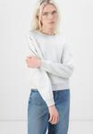 Толстовка ONLY ONLDAZE CREW NECK, Light Grey/Mottled Light Grey - фото 4