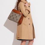 COACH Рюкзак из ткани Rogue с кожаными вставками - фото 4