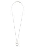 Колье с логотипом MAISON MARGIELA, серебристый - фото