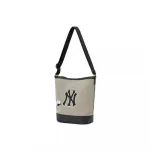 MLB Хлопковая сумка через плечо унисекс черно-серая, Panda Lying Flat - фото 9