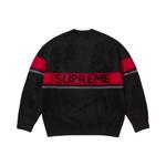 Свитер Supreme Brushed Stripe Sweater, Black - фото 2