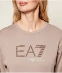 Толстовка regular fit Ea7, бежевый - фото 4