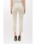 Укороченные брюки-сигареты Blugirl, бежевый - фото 2