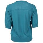 Зеленый хлопковый свитер ALPHA STUDIO - фото 2