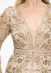 Платье BEAUUT EMBELLISHED SEQUINS, Taupe Blush/Beige - фото 4