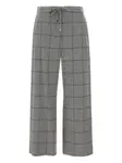 Клетчатые брюки Sfinge 'S Max Mara, серый - фото