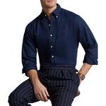 Рубашка с вышитым логотипом Polo Ralph Lauren, синий - фото 5