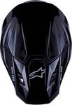 Шлем Alpinestars S-M7 Solid ECE06/DOT, Black Glossy - фото 8