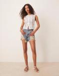 Гламурные джинсовые шорты в винтажном стиле Glamorous - фото 3