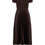 Панельное миди-платье Polo Ralph Lauren, коричневый - фото 6