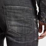 DSQUARED 2 Dsquared2 Slim Fit Distressed Cropped Jeans - фото 8