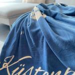 Одеяло MTOnlinehandel maritim Küstenkind Anker, 150x200x1 см, синий - фото 2