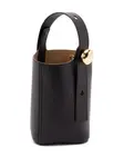 Мини-сумка-ведро Pebble LOEWE, черный - фото 3