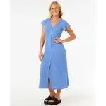 Платье Rip Curl Premium Surf short sleeve midi, синий - фото 3