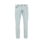 Джинсы Off-White Diag Tab Slim 'Bleach Blue', синий - фото