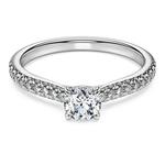 Кольцо-Солитер «Вечность» Swarovski - фото 2