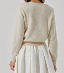 Кремовый свитер Kiran ASTR - фото 3