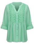 Блуза LapaPlus, светло-зеленый - фото 6