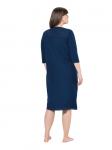 Ночная рубашка темно-синего цвета Ulla Popken - фото 3