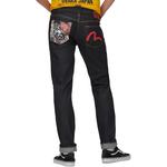 Джинсы мужские черные Evisu, черный - фото 4