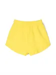 Шорты с вышитым логотипом MSGM Kids, желтый - фото 2
