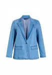 Mit taschen blazer Zizzi, Light Blue Denim - фото 4