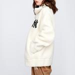 Нью-Йорк Янкиз Бархатная Курка Унисекс Экрю MLB - фото 7