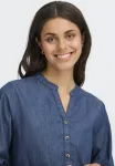 Frvilda bl 1 blouse Fransa, Raw Blue Denim - фото 4