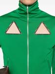Спортивная куртка Triangle с вырезами Coperni, зеленый - фото 6