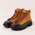 Унисекс-ботинки в стиле арт-свэг Art, Black Leather - фото 5