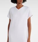 Платье макси из джерси Verda Khaite, Chalk - фото 5