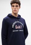 Худи GANT PRINTED GRAPHIC HOODIE, Evening Blue/Dark Blue - фото 6