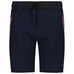 Бермуды для девочек с поясом - шорты Cmp, мультиколор - фото