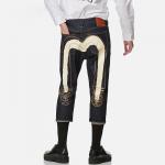 Джинсы мужские деним синие Evisu, синий - фото 5