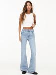 Расклешенные джинсы Pull&Bear, Blue Denim - фото 6