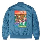 Куртка cny tiger bomber jacket 'blue multi' Converse, синий - фото