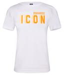 Футболка relax-icon Regular fit Dsquared2, белый - фото