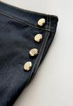 Юбка Next MIDI WITH GOLD BUTTON DETAILING ., Denim Look/Blue - фото 6