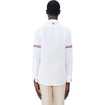 THOM BROWNE Мужская белая рубашка - фото 4