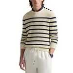Полосатый свитер Polo Ralph Lauren, бежевый - фото 3
