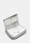 Кошелек Stradivarius Wallet, Metallic Grey - фото 3