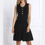 Розовое платье Pinko, черный - фото