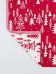 Коврик для ванной в виде рождественской ёлки John Lewis, Red/White - фото 2
